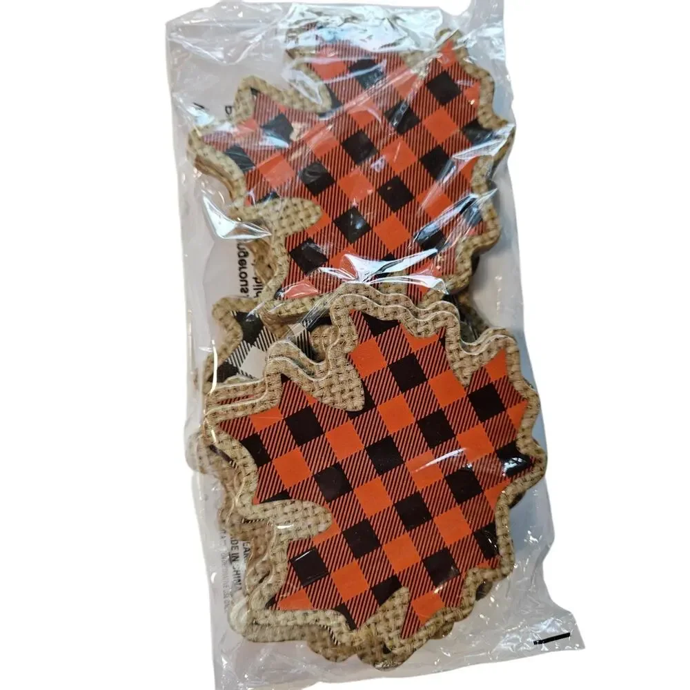 FALL & HALLOWEEN Ribbon & Decor Lot Leaves Pumpkins Cupcake Picks Etc